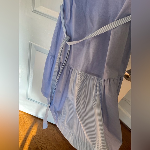 Vineyard Vines Soft Blue Sleeveless Midi Dress cotton 19”x37” preppy - Picture 4 of 5